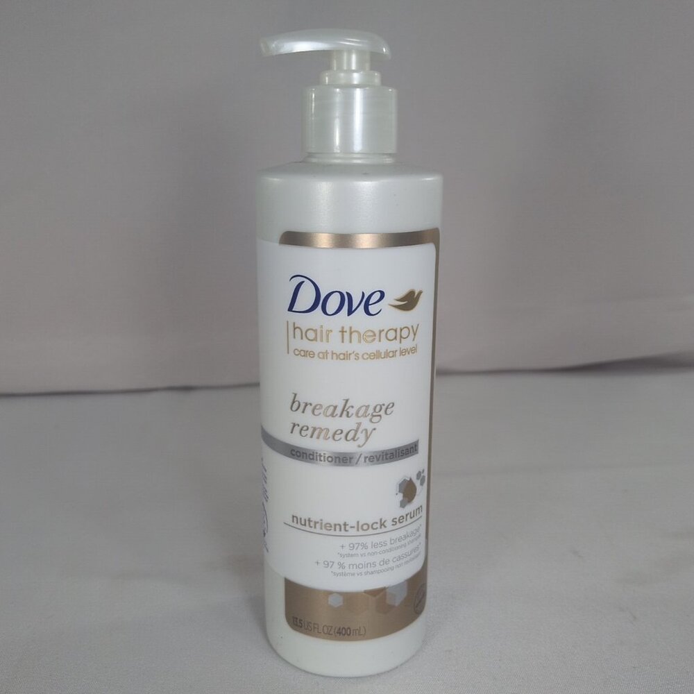 Dove Hair Therapy Breakage Remedy Conditioner Nutrient Lock Serum 13.5oz 400ml